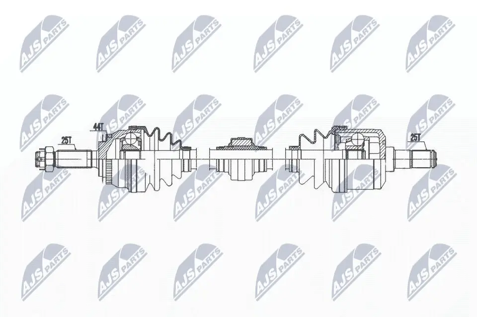 Antriebswelle Vorderachse links NTY NPW-HY-613