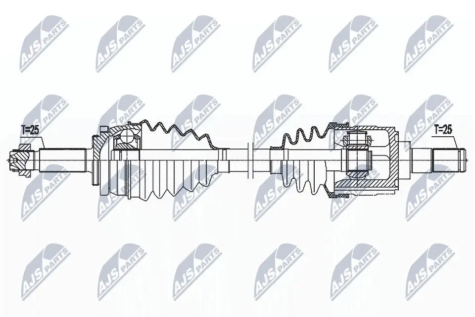 Antriebswelle NTY NPW-HY-618