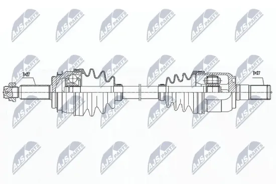 Antriebswelle NTY NPW-HY-619 Bild Antriebswelle NTY NPW-HY-619