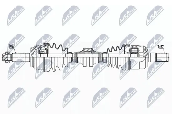 Antriebswelle NTY NPW-HY-620 Bild Antriebswelle NTY NPW-HY-620