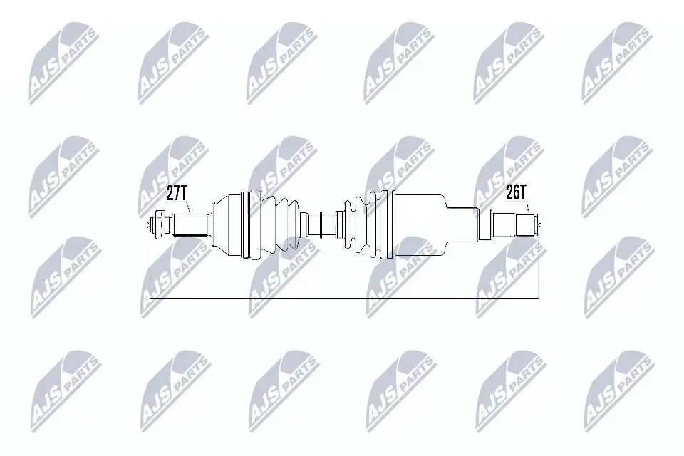 Antriebswelle Vorderachse links Vorderachse NTY NPW-JG-000