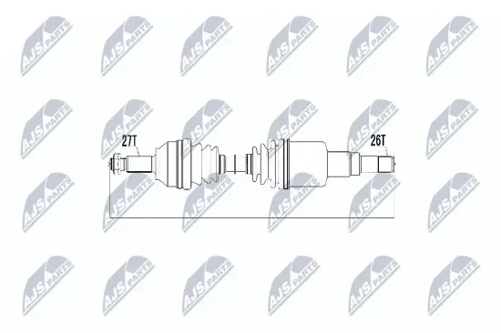 Antriebswelle Vorderachse links Vorderachse NTY NPW-JG-000 Bild Antriebswelle Vorderachse links Vorderachse NTY NPW-JG-000