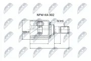 Gelenksatz, Antriebswelle NTY NPW-KA-302