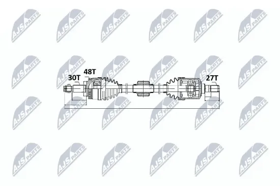 Antriebswelle NTY NPW-KA-327 Bild Antriebswelle NTY NPW-KA-327