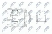 Gelenksatz, Antriebswelle NTY NPW-KA-347