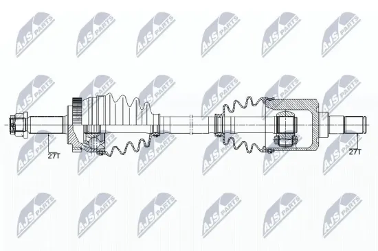 Antriebswelle Vorderachse links NTY NPW-KA-352 Bild Antriebswelle Vorderachse links NTY NPW-KA-352
