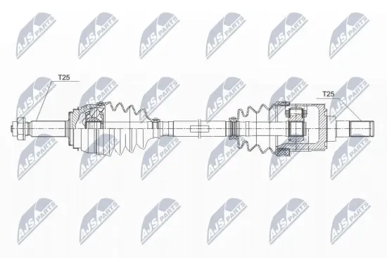 Antriebswelle Vorderachse links NTY NPW-KA-356 Bild Antriebswelle Vorderachse links NTY NPW-KA-356