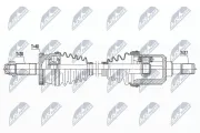 Antriebswelle Vorderachse links NTY NPW-KA-400