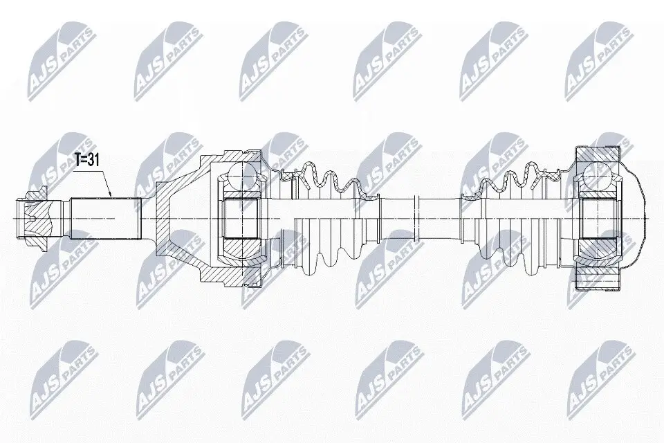 Antriebswelle NTY NPW-MA-001