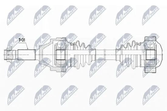 Antriebswelle NTY NPW-MA-001 Bild Antriebswelle NTY NPW-MA-001