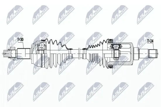 Antriebswelle NTY NPW-MA-002 Bild Antriebswelle NTY NPW-MA-002