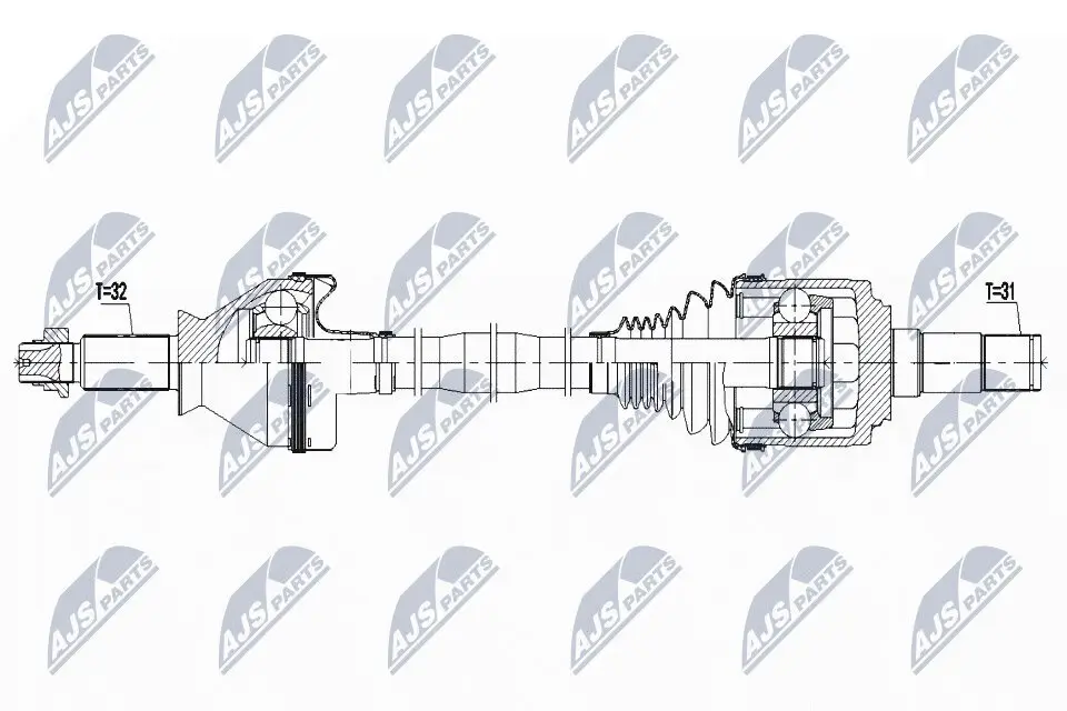 Antriebswelle NTY NPW-MA-004