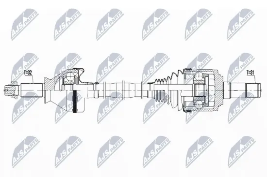 Antriebswelle NTY NPW-MA-004 Bild Antriebswelle NTY NPW-MA-004