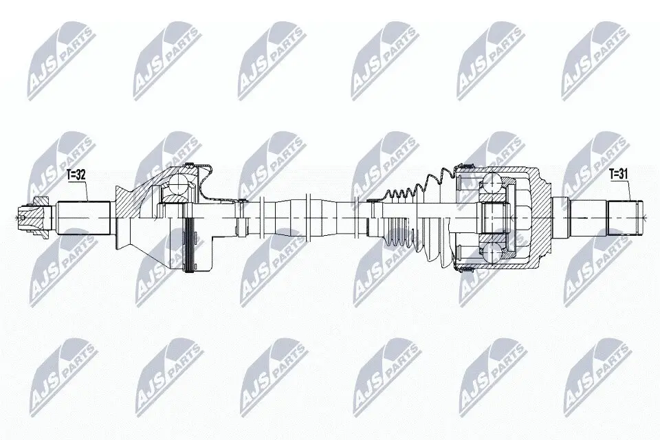 Antriebswelle NTY NPW-MA-005