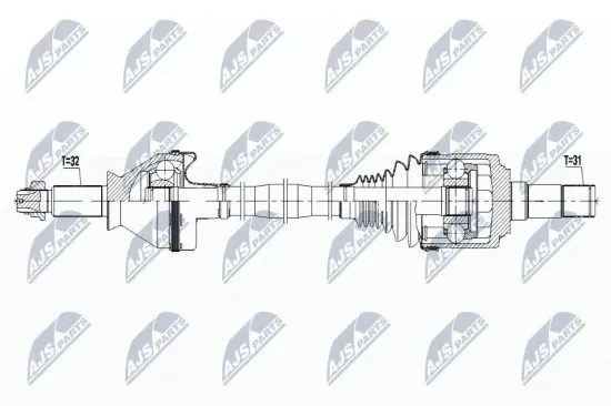 Antriebswelle NTY NPW-MA-005 Bild Antriebswelle NTY NPW-MA-005