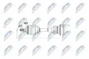 Antriebswelle Vorderachse Vorderachse links Vorderachse rechts NTY NPW-ME-019