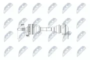 Antriebswelle Vorderachse Vorderachse links Vorderachse rechts NTY NPW-ME-020
