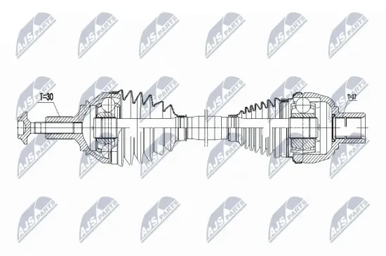 Antriebswelle Vorderachse Vorderachse rechts NTY NPW-ME-059 Bild Antriebswelle Vorderachse Vorderachse rechts NTY NPW-ME-059