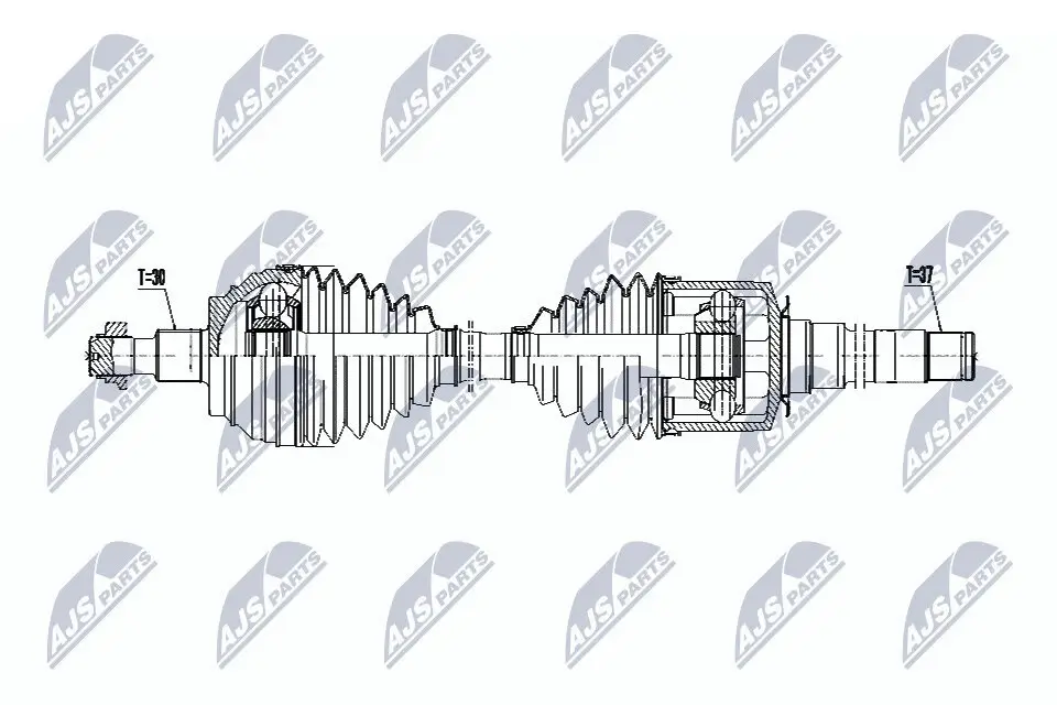 Antriebswelle Vorderachse rechts NTY NPW-ME-069