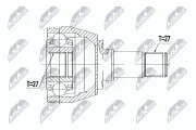 Gelenksatz, Antriebswelle NTY NPW-ME-081