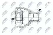 Gelenksatz, Antriebswelle NTY NPW-ME-082