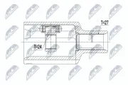 Gelenksatz, Antriebswelle NTY NPW-ME-088