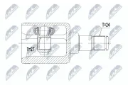 Gelenksatz, Antriebswelle NTY NPW-ME-091