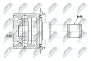 Gelenksatz, Antriebswelle NTY NPW-ME-094