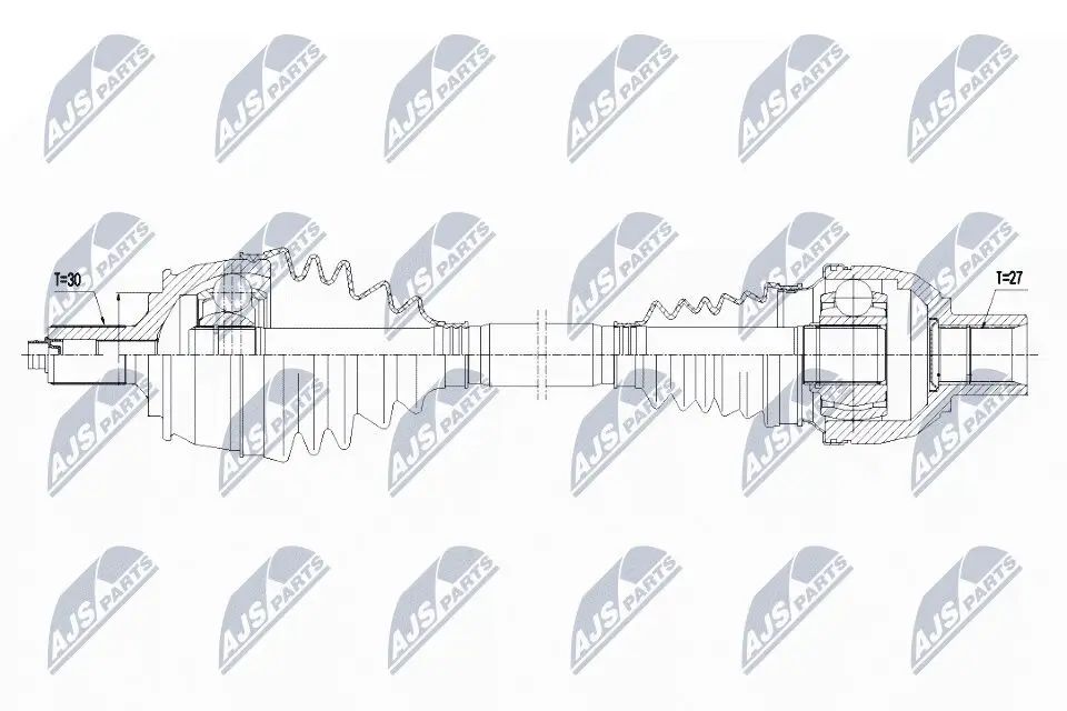 Antriebswelle NTY NPW-ME-114