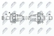 Antriebswelle Hinterachse Hinterachse links Hinterachse rechts NTY NPW-ME-134