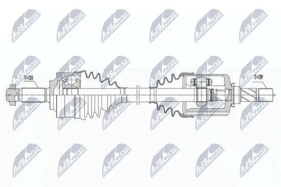 Antriebswelle Vorderachse links NTY NPW-ME-150 Bild Antriebswelle Vorderachse links NTY NPW-ME-150