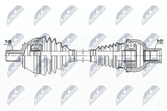 Antriebswelle NTY NPW-ME-158 Bild Antriebswelle NTY NPW-ME-158