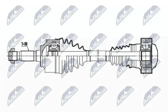 Antriebswelle Vorderachse NTY NPW-ME-164 Bild Antriebswelle Vorderachse NTY NPW-ME-164