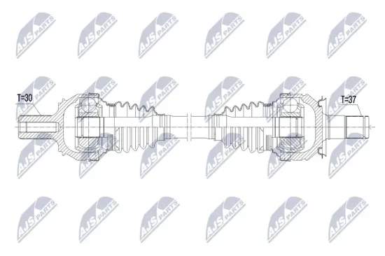 Antriebswelle Hinterachse rechts NTY NPW-ME-221 Bild Antriebswelle Hinterachse rechts NTY NPW-ME-221