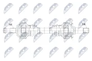 Antriebswelle Hinterachse links Hinterachse rechts NTY NPW-ME-227