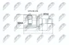 Gelenksatz, Antriebswelle Hinterachse links Hinterachse rechts getriebeseitig Hinterachse NTY NPW-MS-034 Bild Gelenksatz, Antriebswelle Hinterachse links Hinterachse rechts getriebeseitig Hinterachse NTY NPW-MS-034