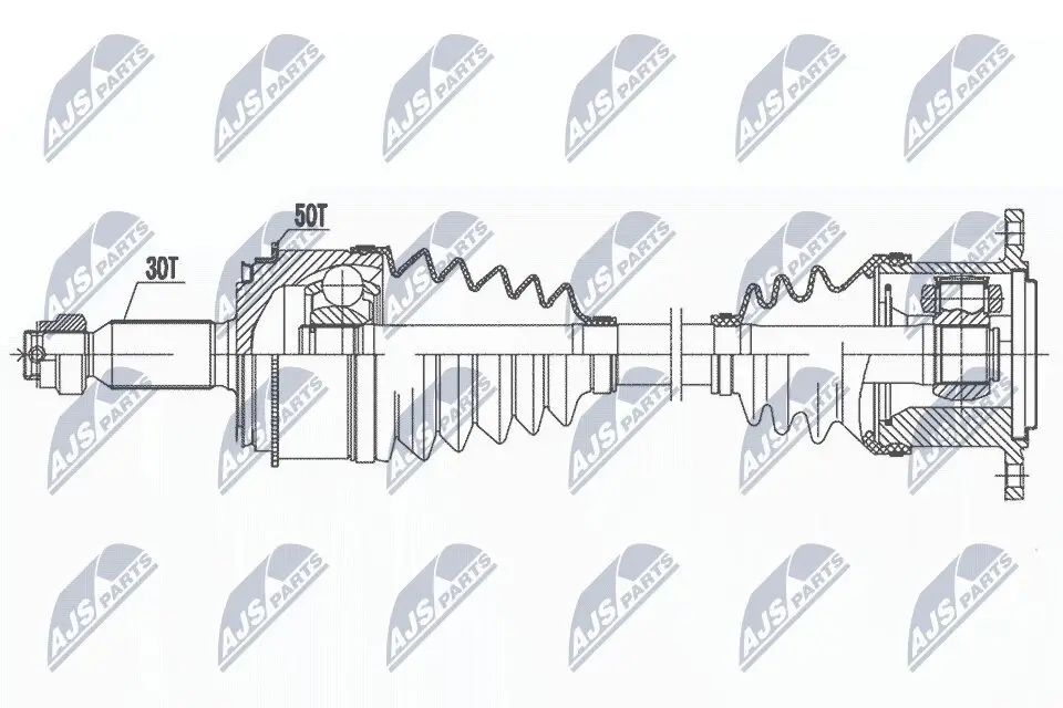 Antriebswelle NTY NPW-MS-081