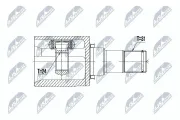 Gelenksatz, Antriebswelle NTY NPW-MZ-049