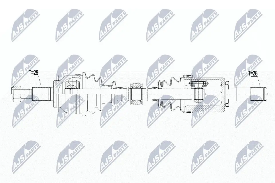 Antriebswelle NTY NPW-MZ-054