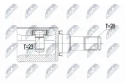 Gelenksatz, Antriebswelle NTY NPW-MZ-055