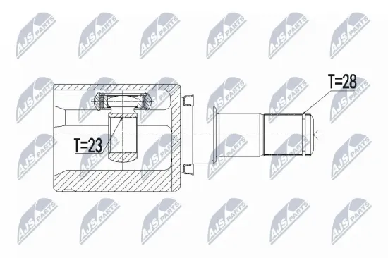 Gelenksatz, Antriebswelle NTY NPW-MZ-055 Bild Gelenksatz, Antriebswelle NTY NPW-MZ-055