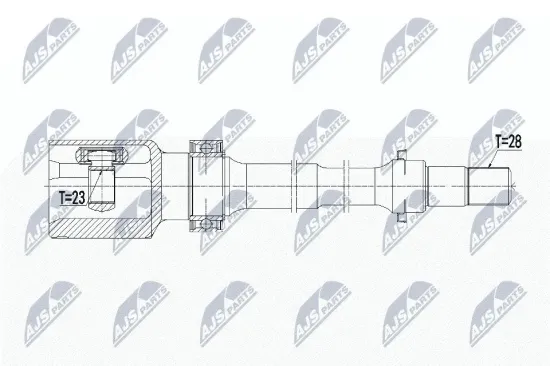 Gelenksatz, Antriebswelle NTY NPW-MZ-057 Bild Gelenksatz, Antriebswelle NTY NPW-MZ-057