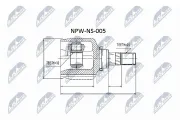 Gelenksatz, Antriebswelle NTY NPW-NS-005