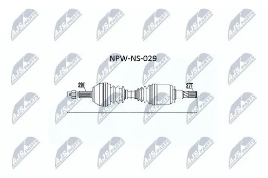 Antriebswelle NTY NPW-NS-029 Bild Antriebswelle NTY NPW-NS-029