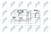 Gelenksatz, Antriebswelle NTY NPW-NS-035