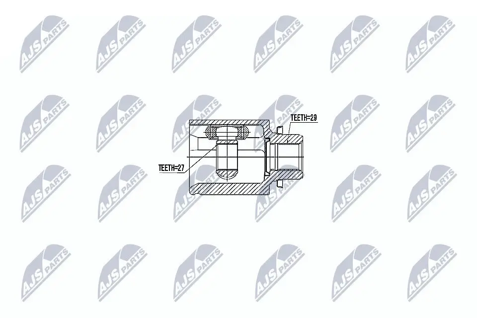 Gelenksatz, Antriebswelle NTY NPW-NS-039 Bild Gelenksatz, Antriebswelle NTY NPW-NS-039