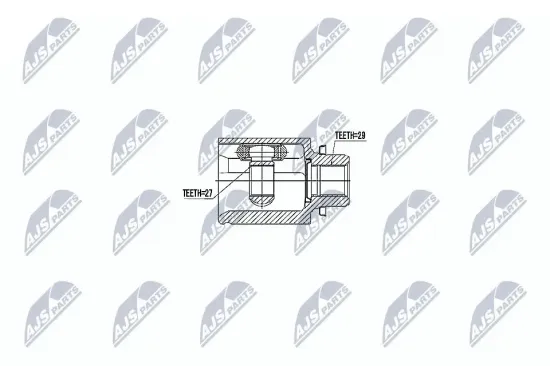 Gelenksatz, Antriebswelle NTY NPW-NS-039 Bild Gelenksatz, Antriebswelle NTY NPW-NS-039