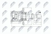 Gelenksatz, Antriebswelle NTY NPW-NS-051