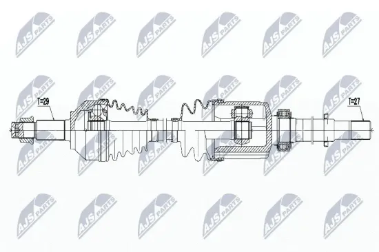 Antriebswelle NTY NPW-NS-062 Bild Antriebswelle NTY NPW-NS-062