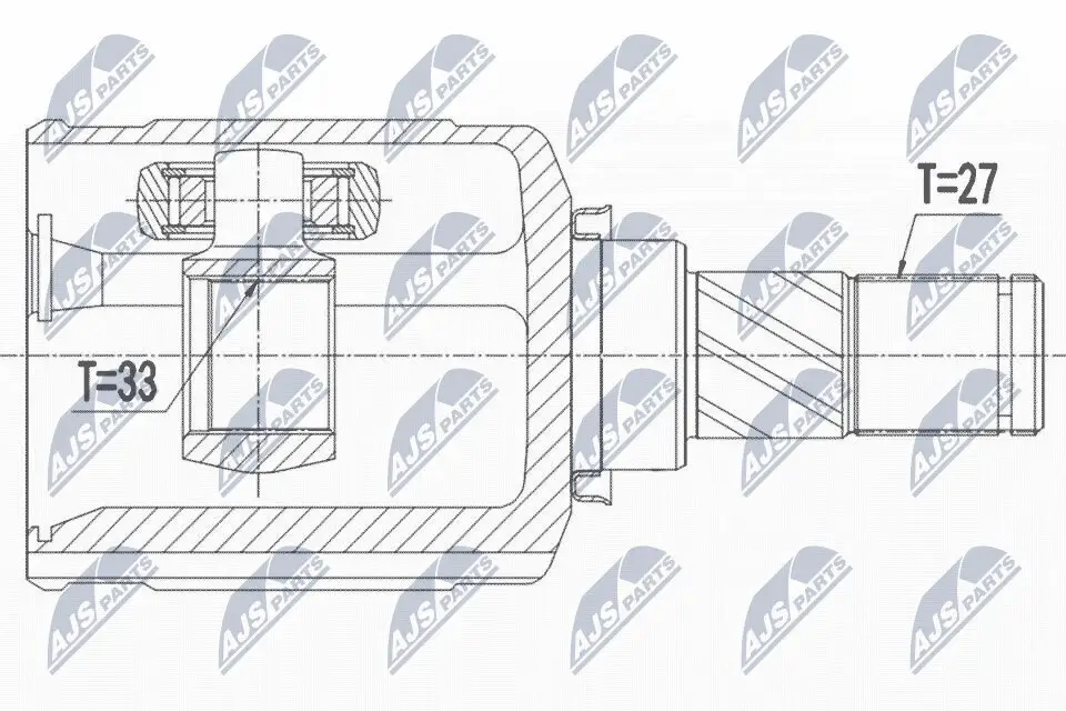 Gelenksatz, Antriebswelle NTY NPW-NS-079